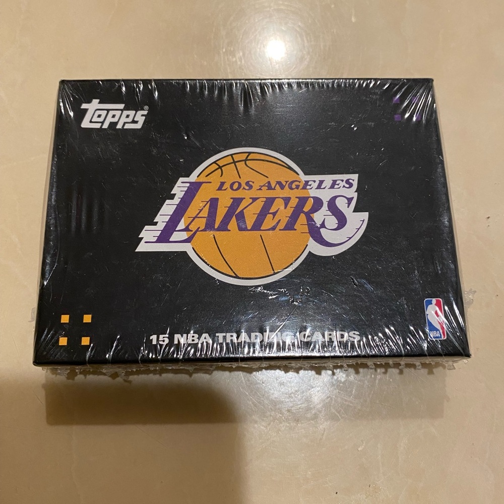 Topps Los Angeles Lakers NBA team set 60th anniversary sealed Kobe Bryant